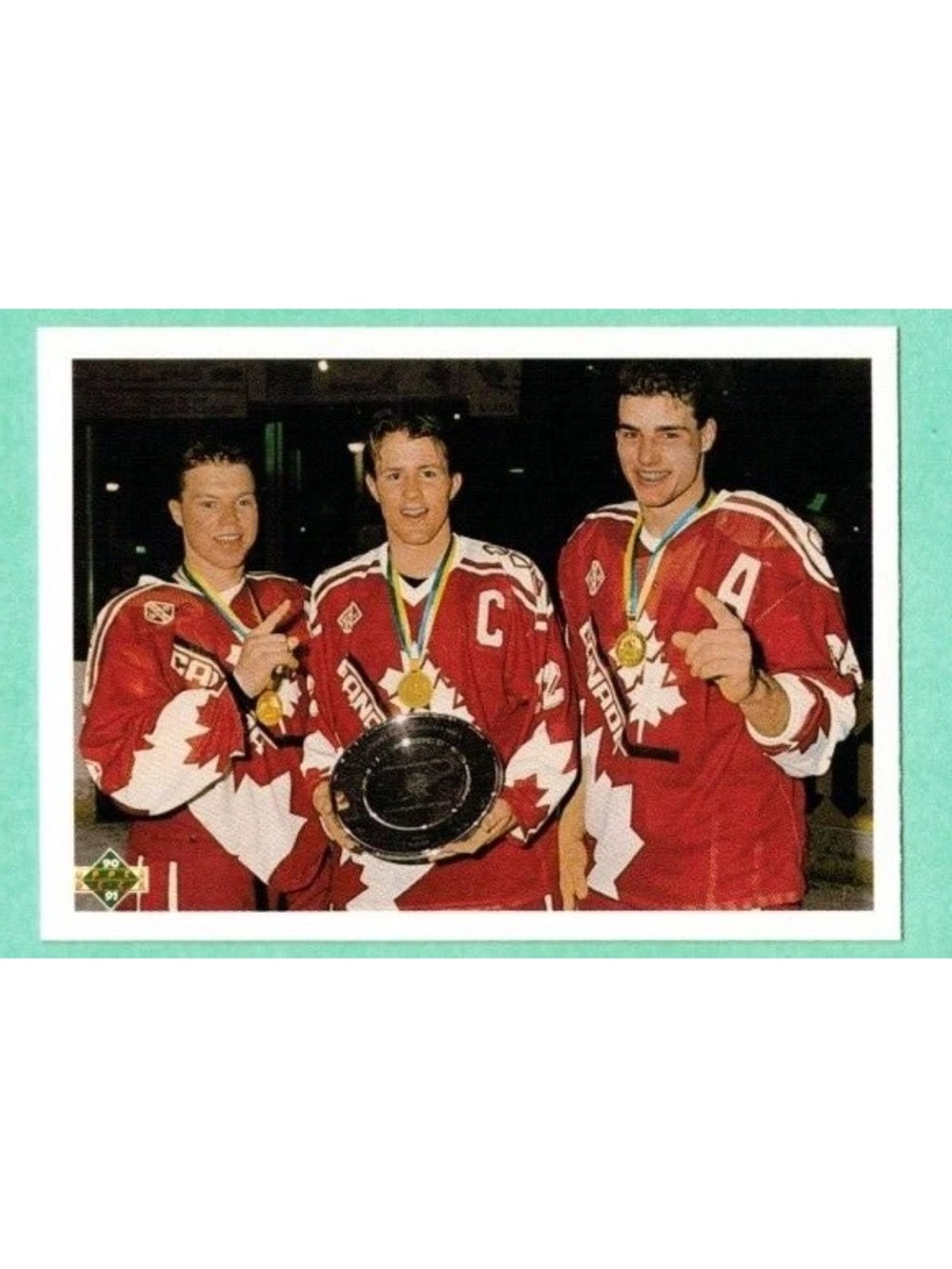 🇨🇦 SALE $3 ✅  Eric Lindros 1990/91 Upper Deck Team Canada Rookie RC Hockey Card